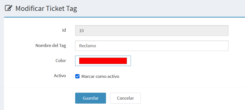 Edit form