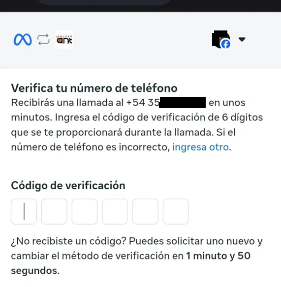Verifica tu número de teléfono