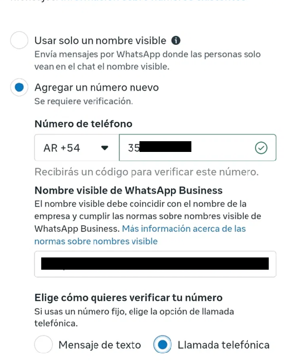 Aggiungi il tuo numero di telefono WhatsApp